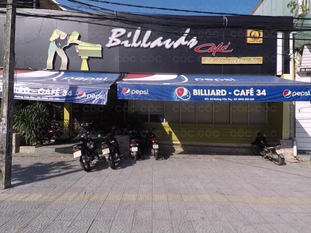 Billards cafe - 34, Hoàng Văn Thụ, P. Phước Ninh, Q. Hải Châu, Tp. Đà Nẵng - Cốc Cốc Map